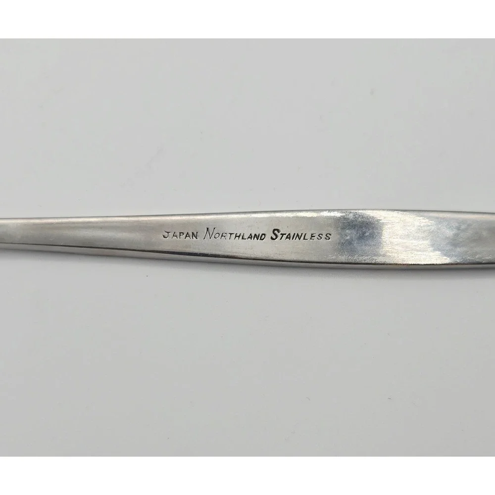 Vintage Northland Oneida OHS100 Daisy Appetizer Fork Lot of 10 Japan Stainless